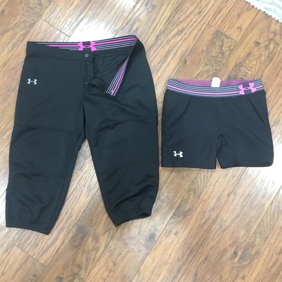 under armour girls softball pants